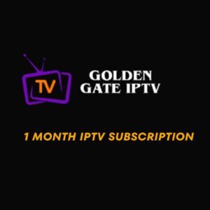 1 Month IPTV Subscription | Goldengate IPTV