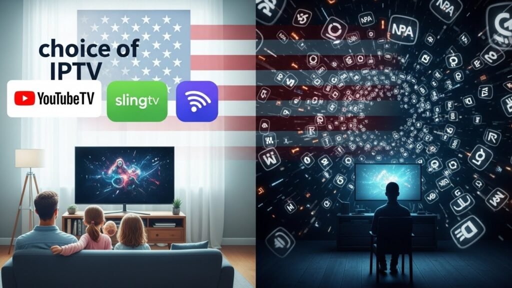 An Ethernet cable connecting to a Smart TV to ensure stable IPTV for Smart TV USA streaming without buffering.