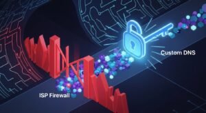 Visualizing how to fix IPTV not working USA by bypassing ISP DNS blocks.